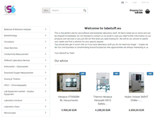 Tablet Screenshot of labstuff.eu